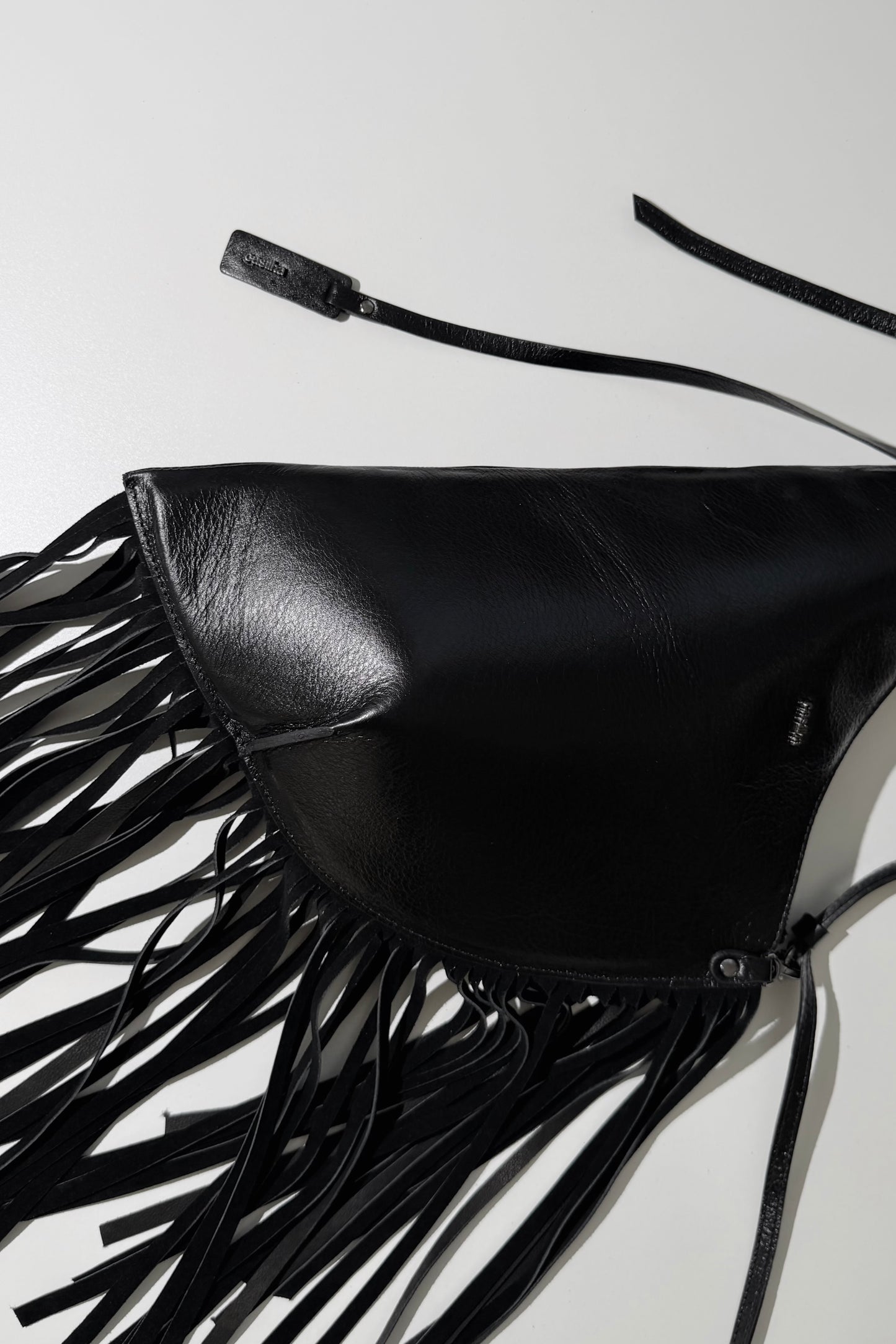 BOLSA CONCHA BOHO - carvão