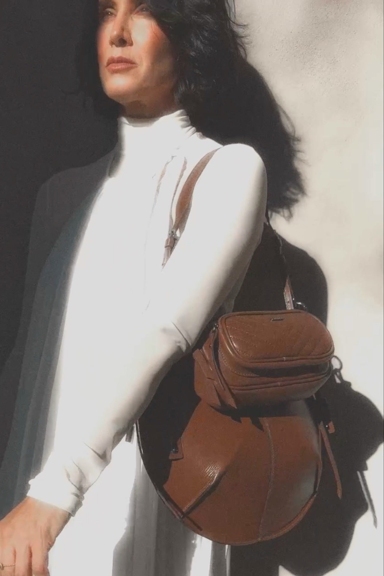 BOLSA CONCHA MAXI - choco