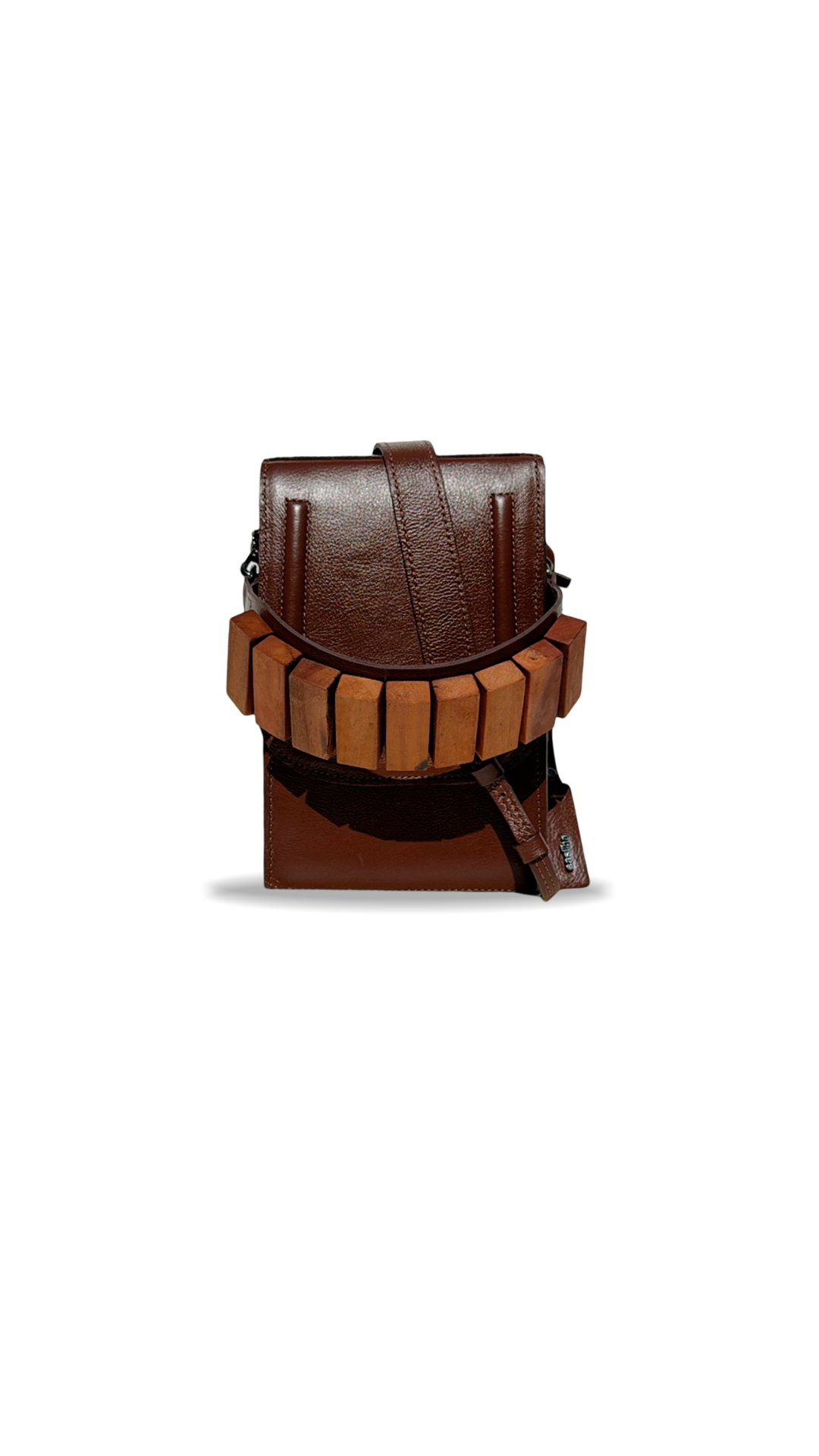 BOLSA CAIXA CAMADAS - choco