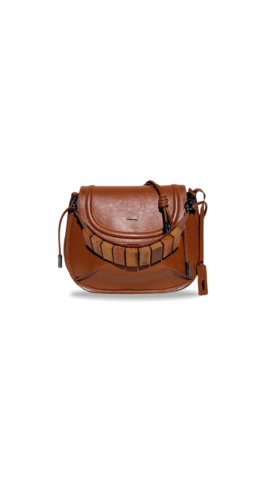 BOLSA CONCHA CAMADAS - caramelo