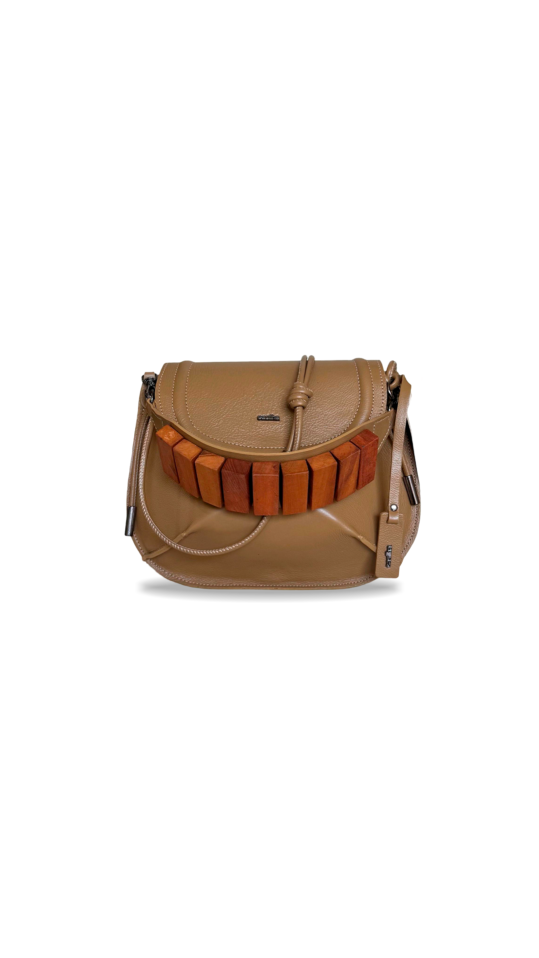 BOLSA CONCHA CAMADAS - oliva