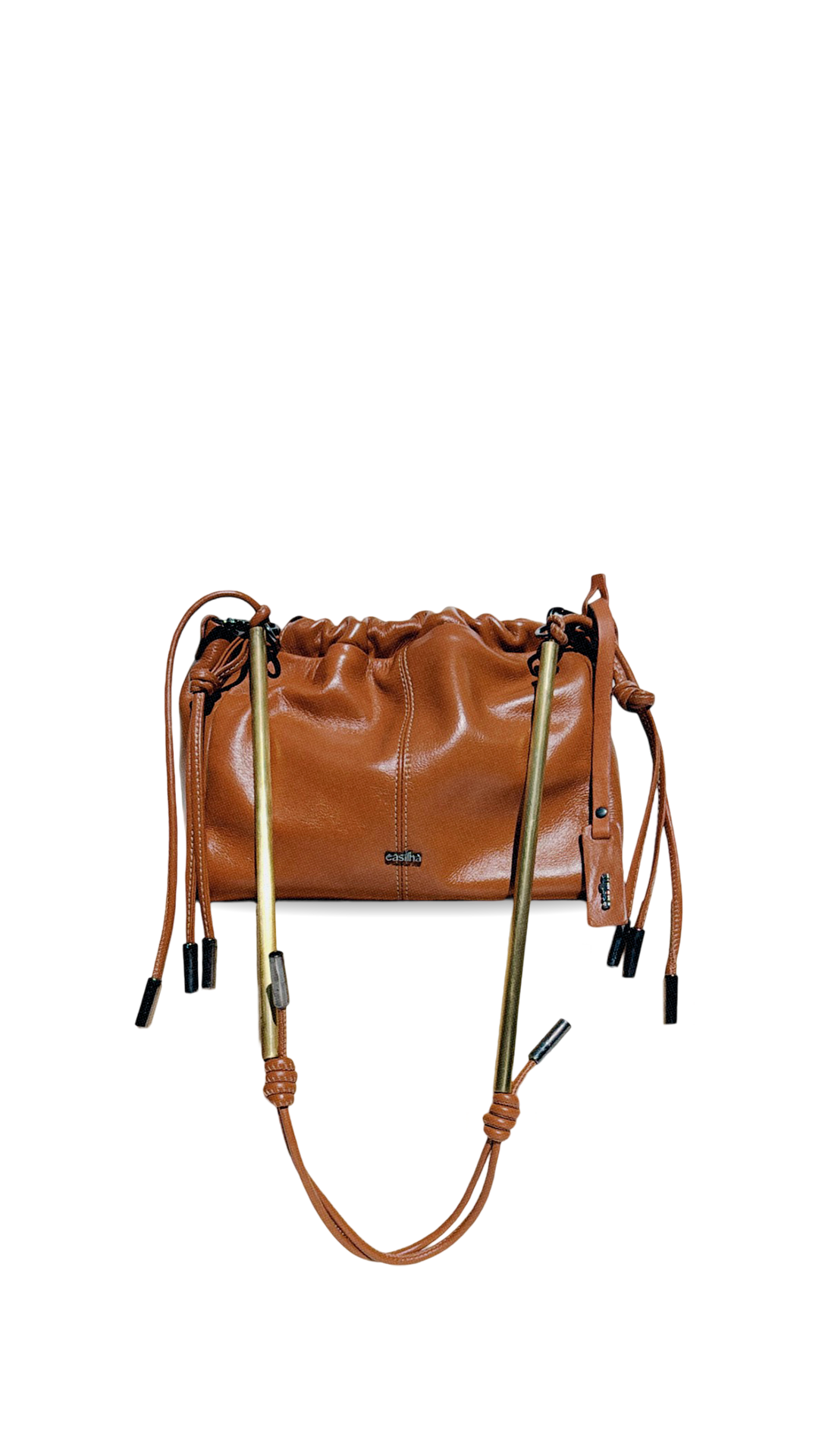 BOLSA OBRA MINI HASTE - caramelo