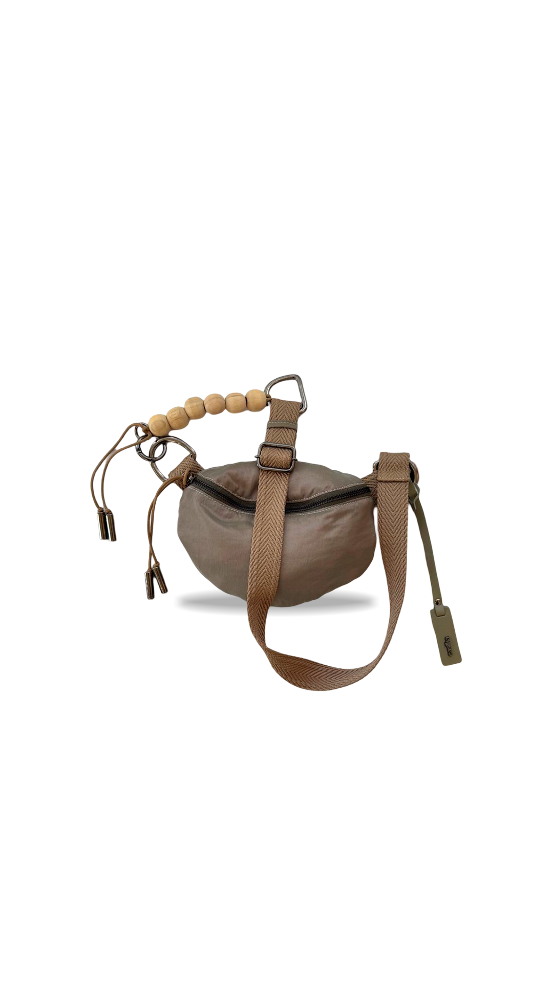 BOLSA CANOAR P - cinza holográfica