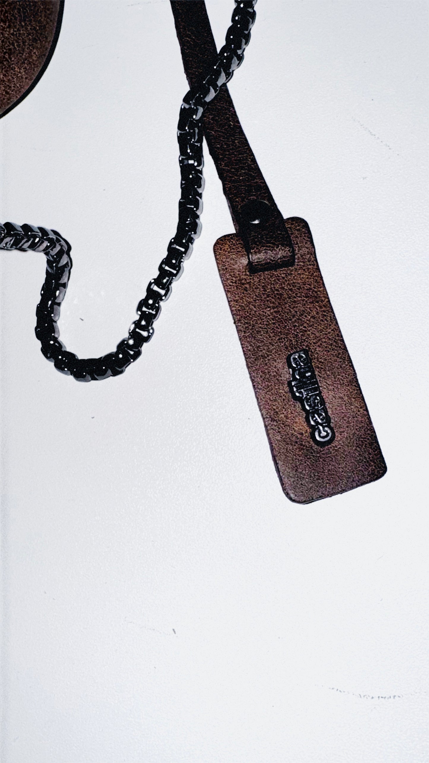BOLSA DUO POCKET MINI - marrom destroyed