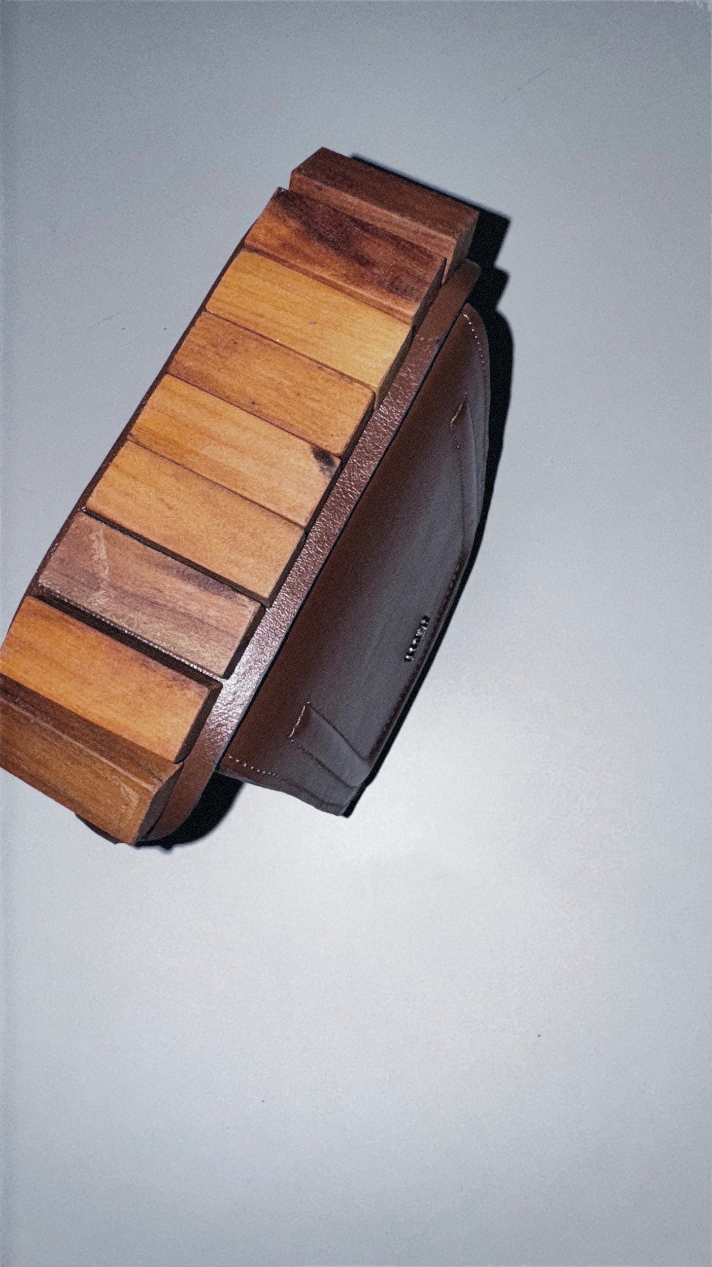 BOLSA CAIXA CAMADAS - choco