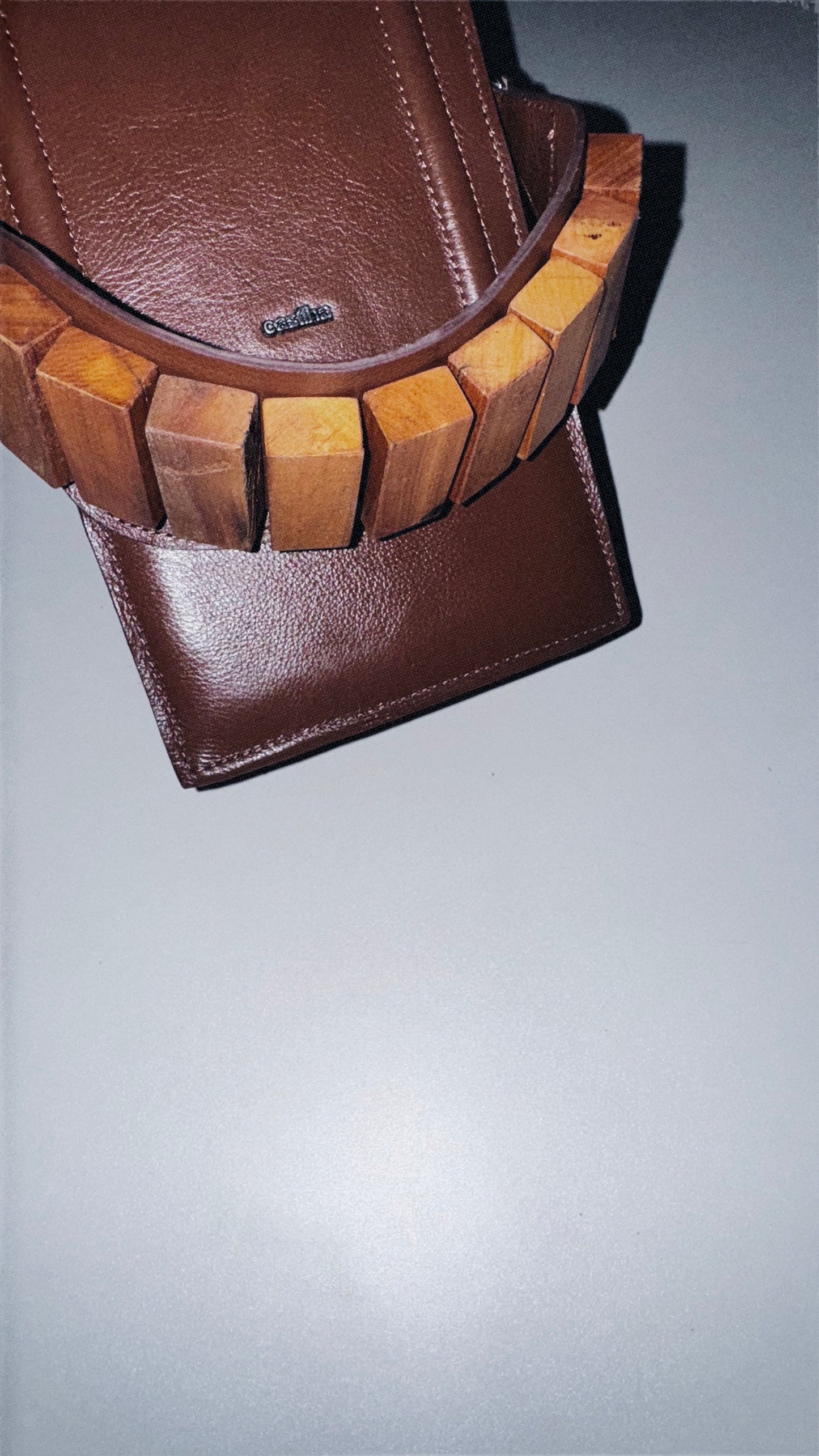 BOLSA CAIXA CAMADAS - choco