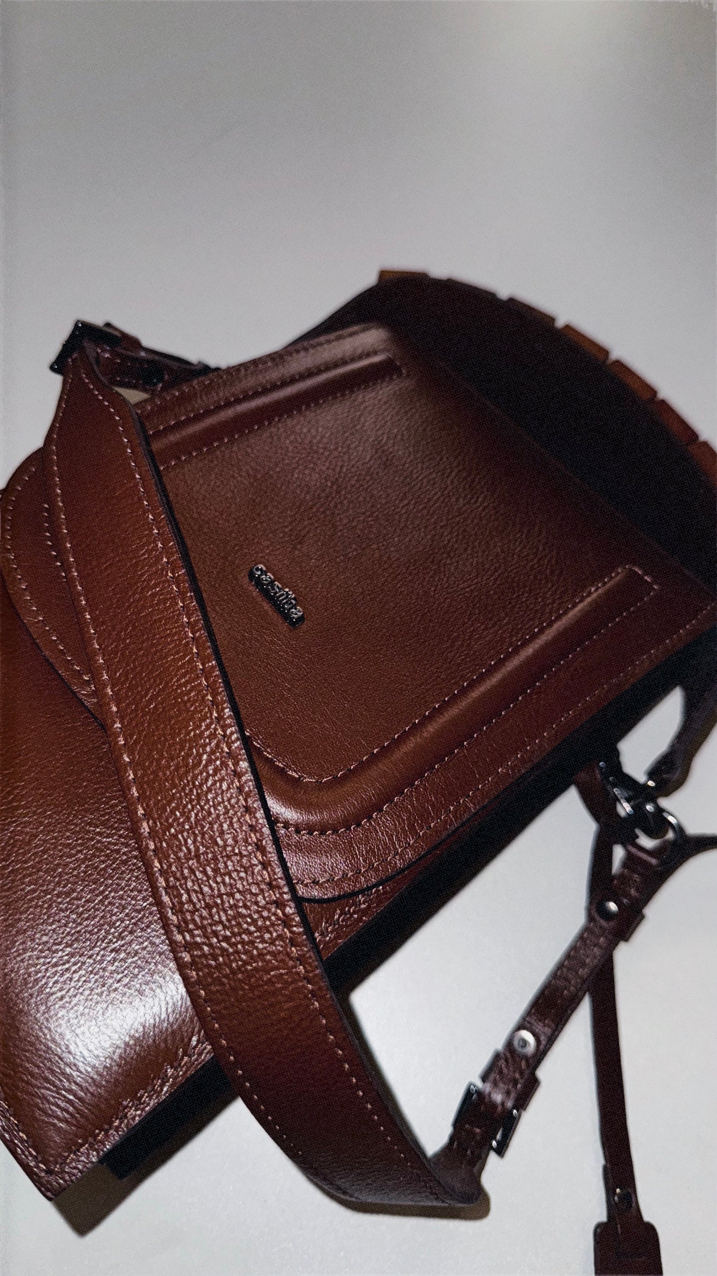 BOLSA CAIXA CAMADAS - choco
