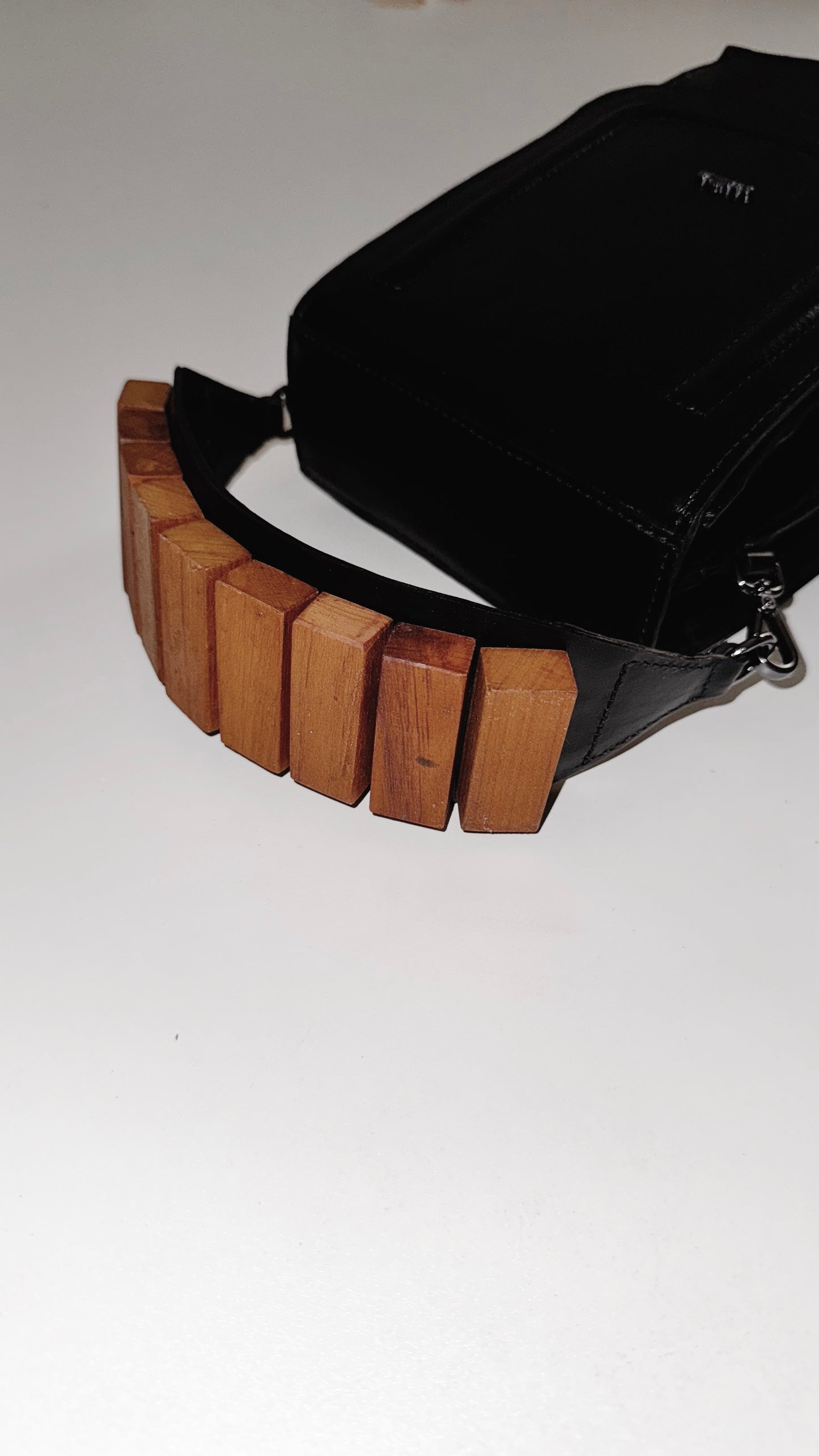 BOLSA CAIXA CAMADAS - carvão