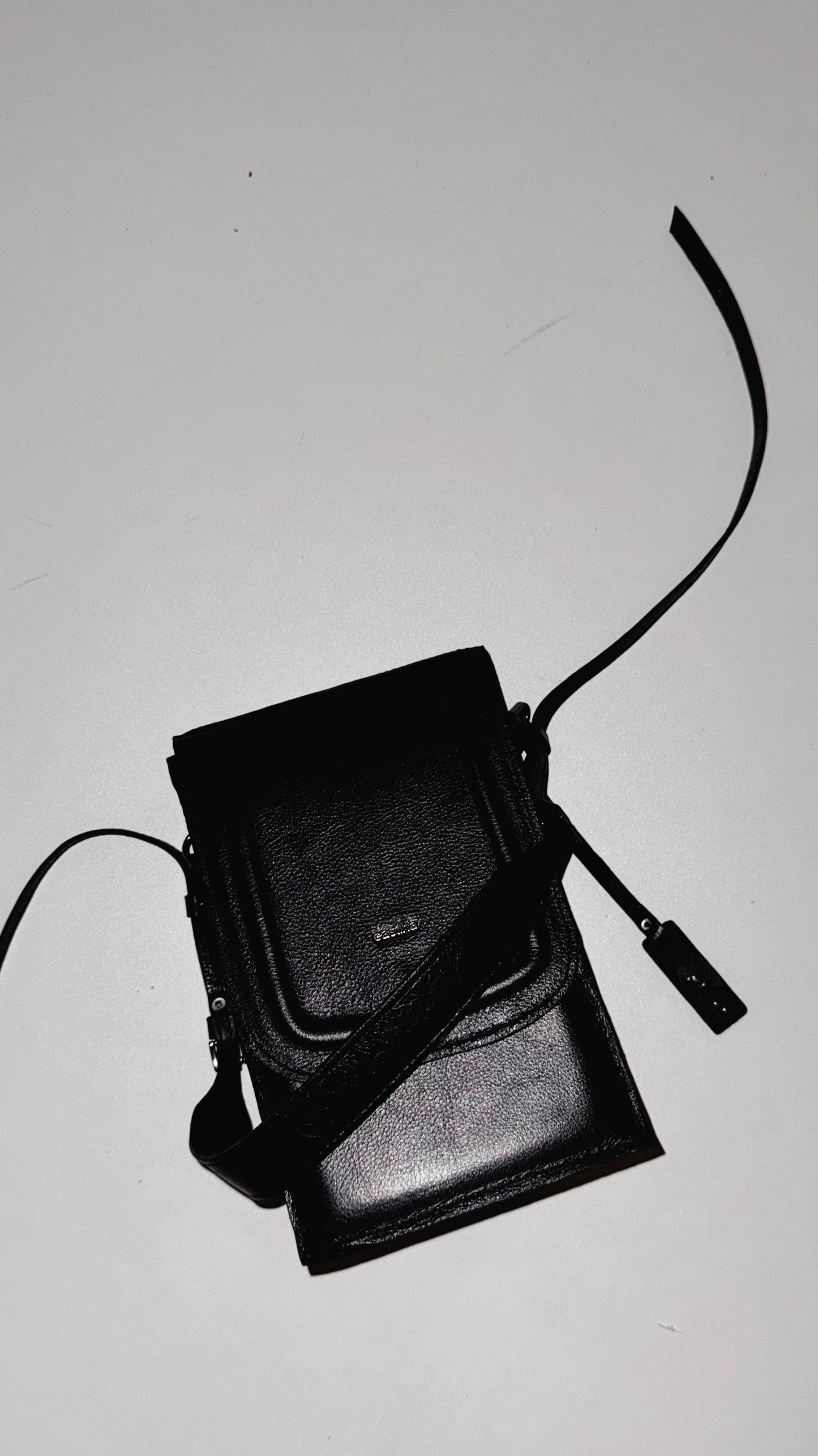 BOLSA CAIXA CAMADAS - carvão