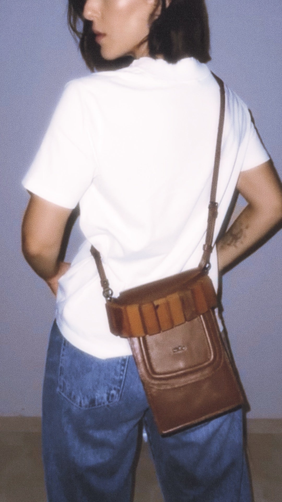 BOLSA CAIXA CAMADAS - choco
