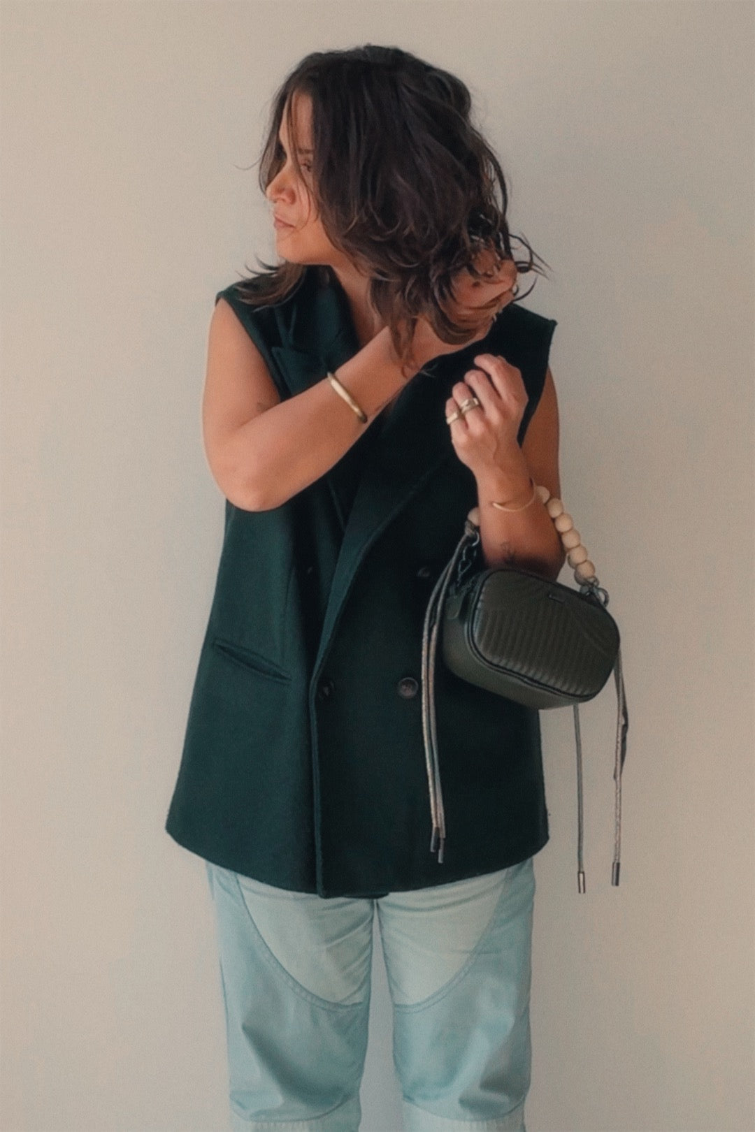 BOLSA MULTI ALEGRA - verde army e metal army