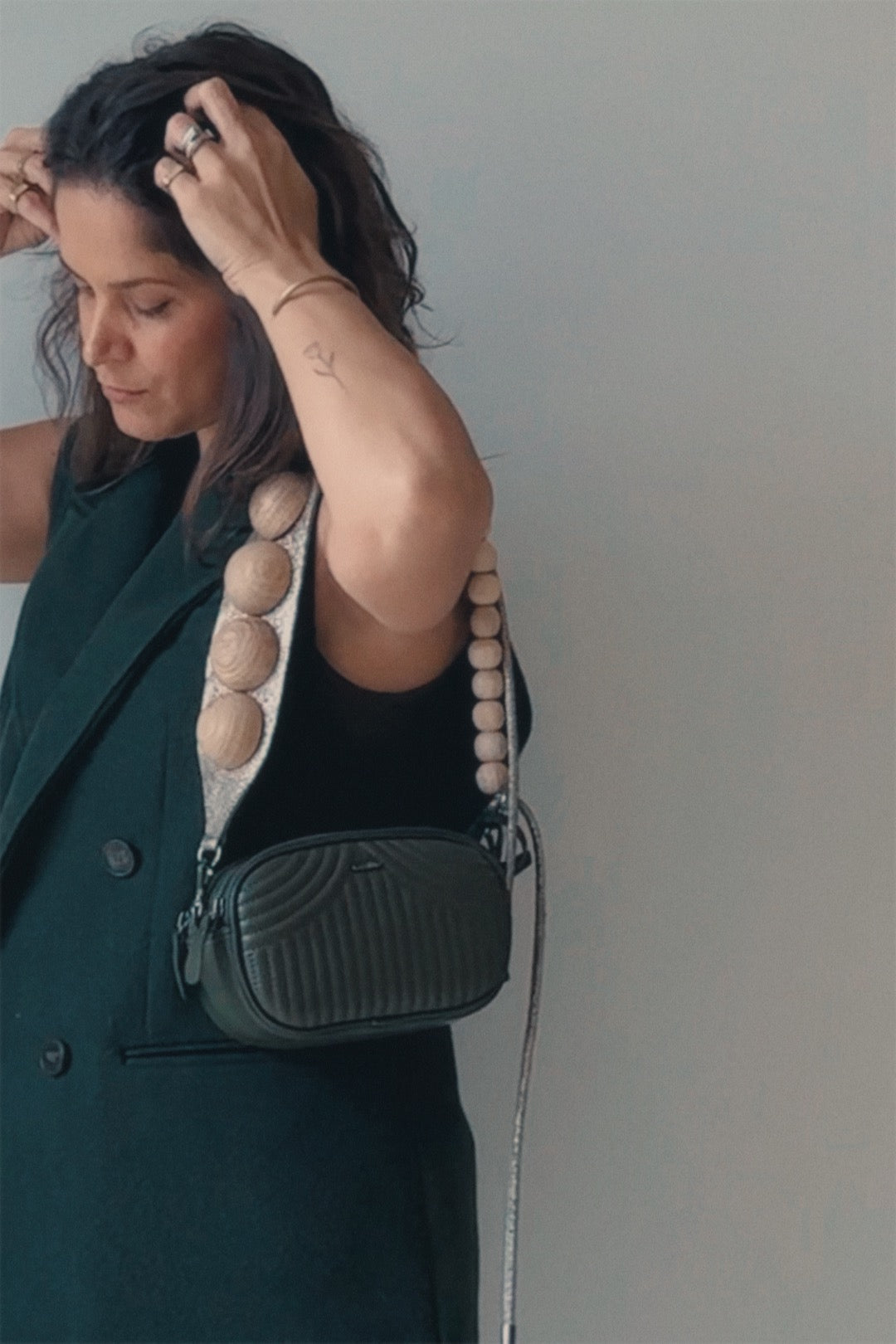 BOLSA MULTI ALEGRA - verde army e metal army