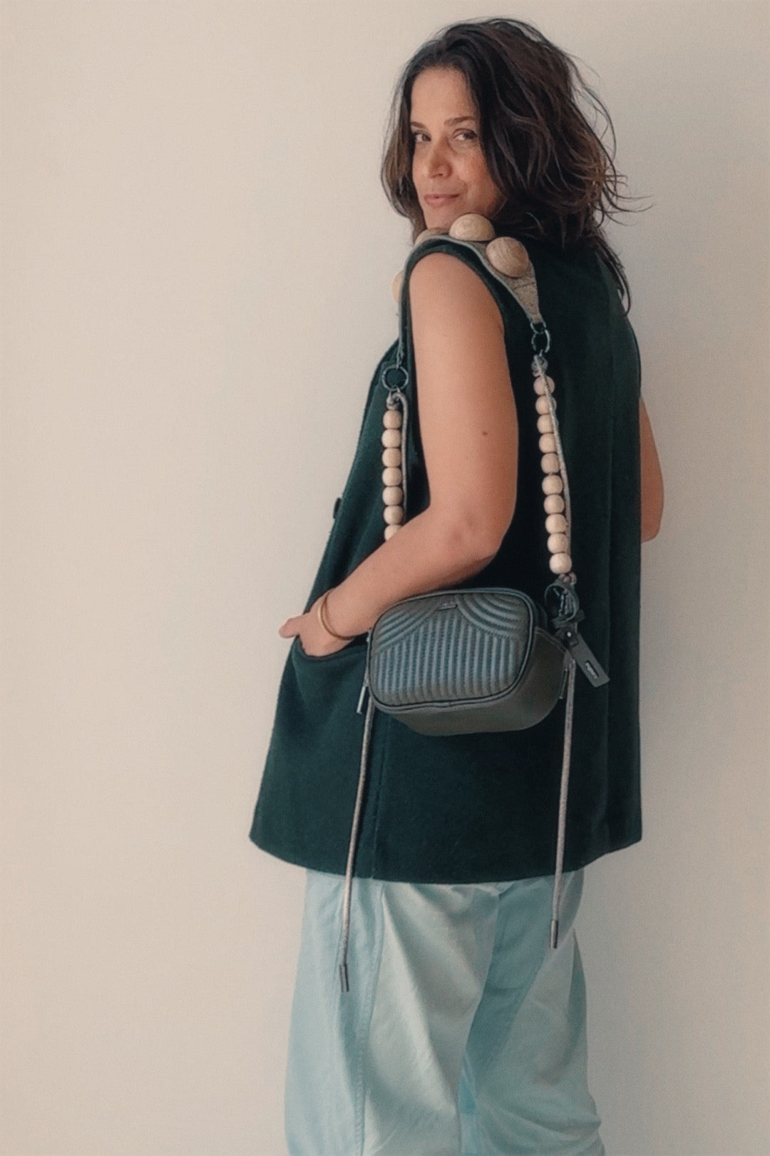 BOLSA MULTI ALEGRA - verde army e metal army