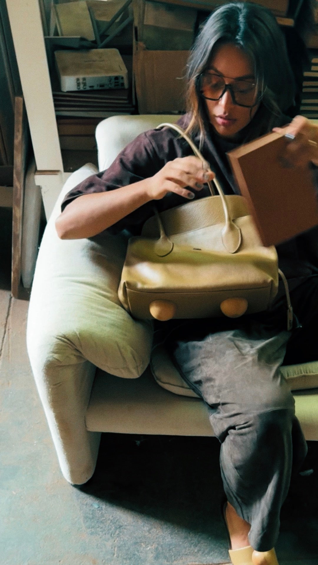 BOLSA ESFERA - oliva