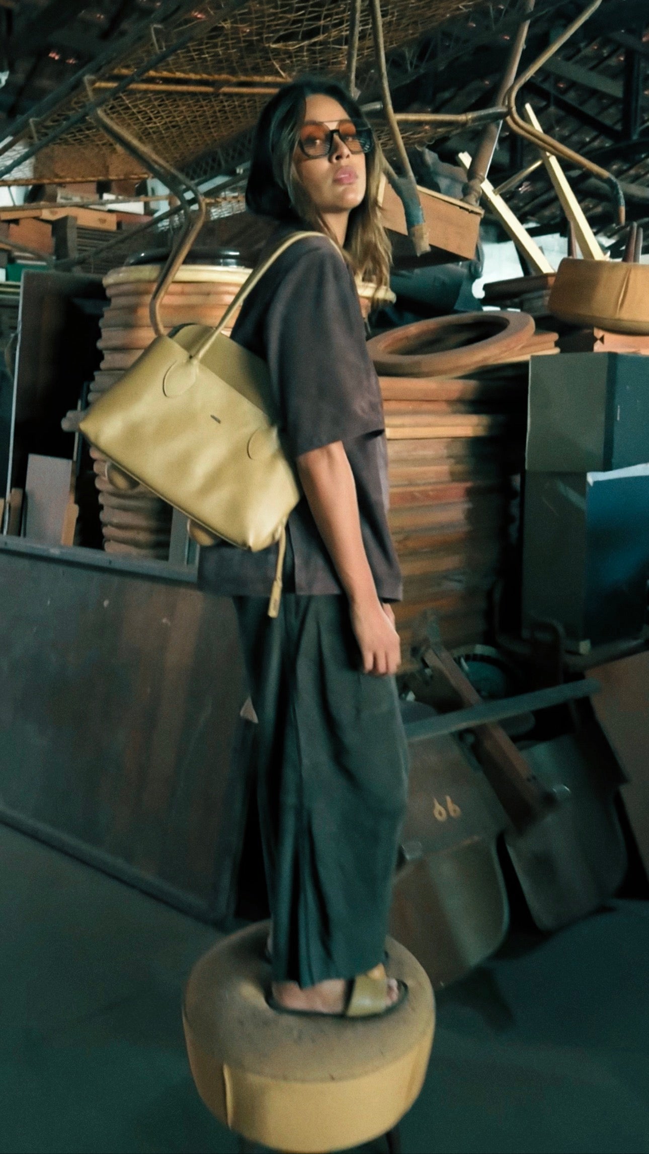 BOLSA ESFERA - oliva