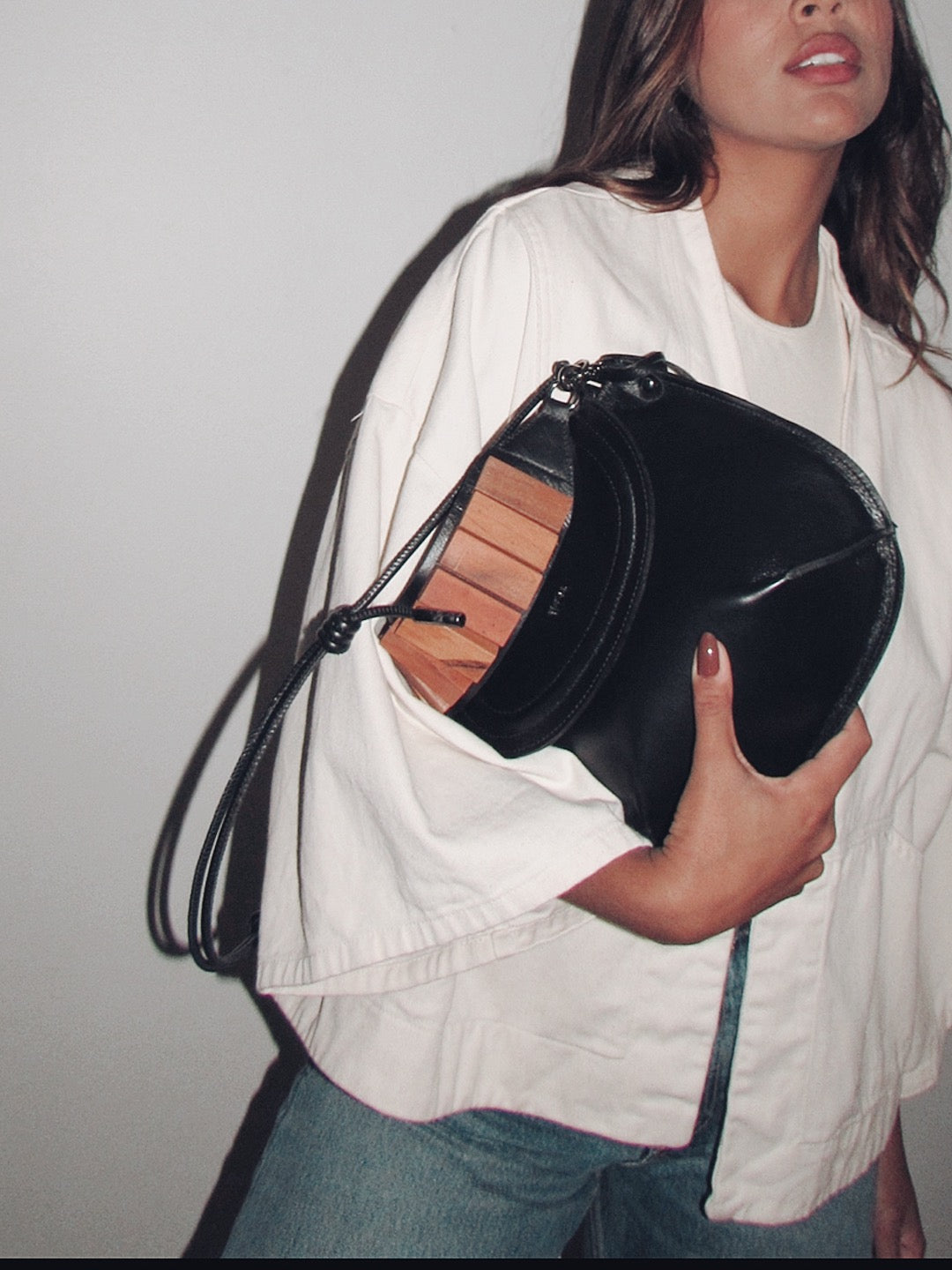 BOLSA CONCHA CAMADAS - oliva