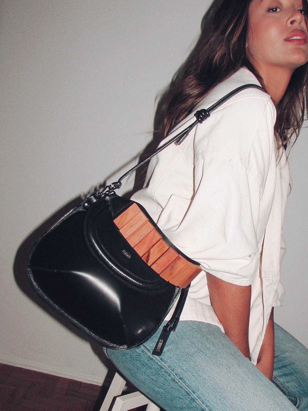 BOLSA CONCHA CAMADAS - oliva
