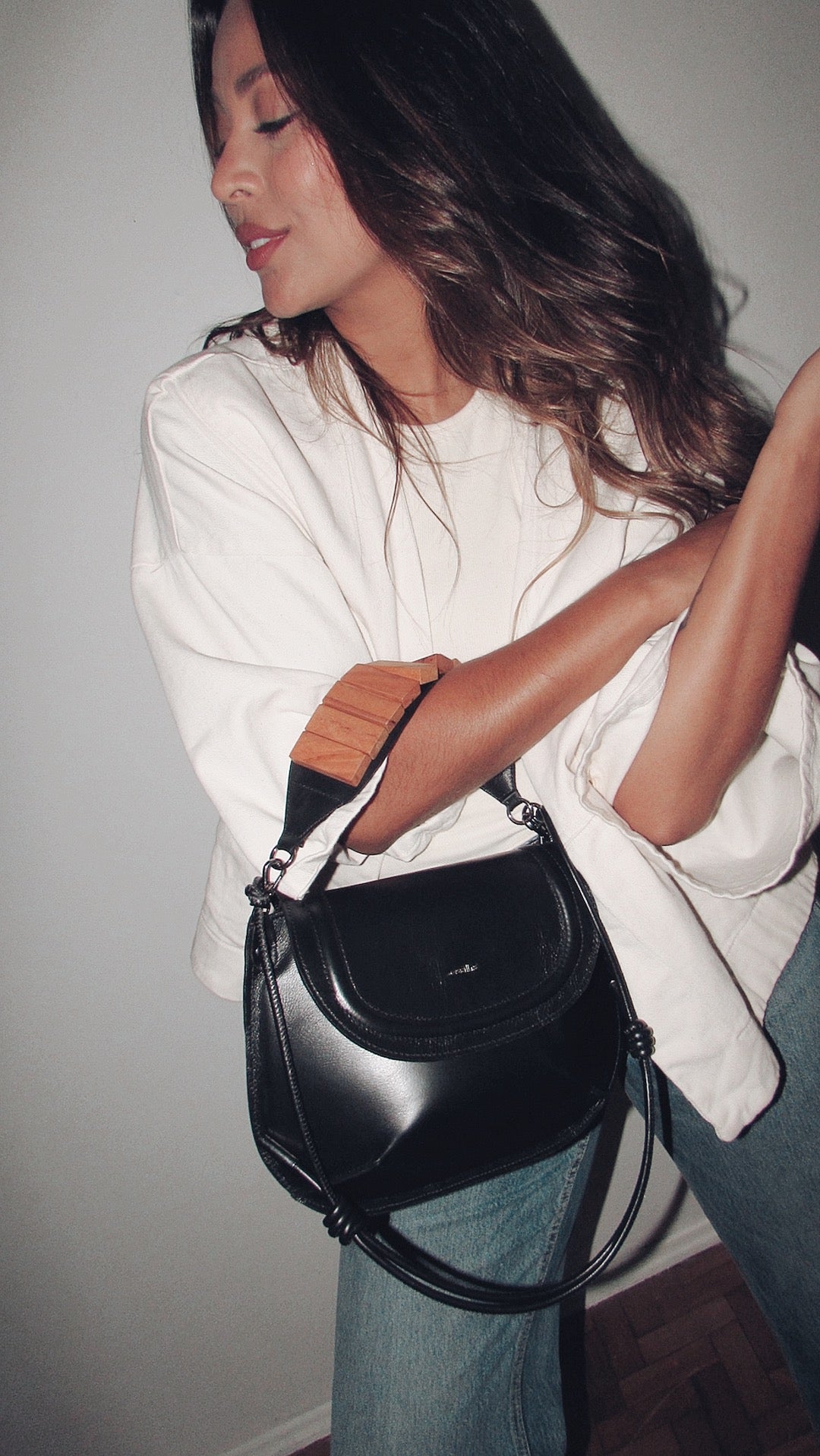 BOLSA CONCHA CAMADAS - oliva