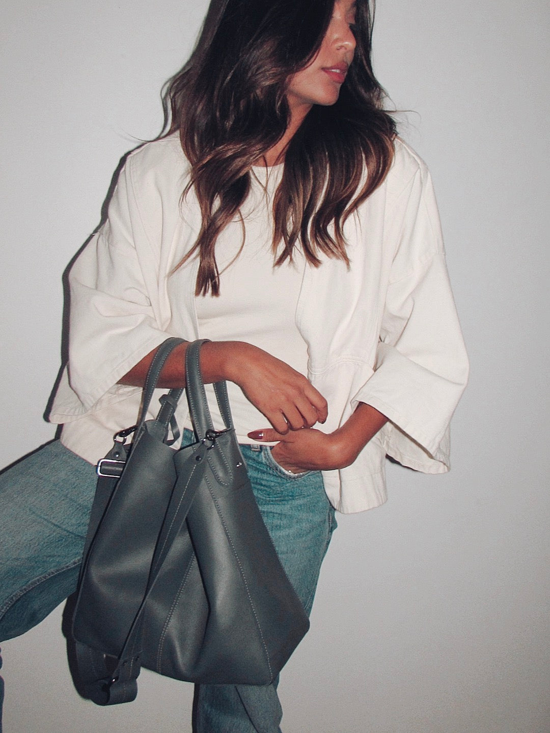 BOLSA HIGH - granito