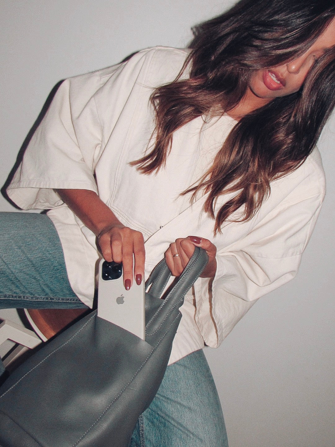 BOLSA HIGH - granito