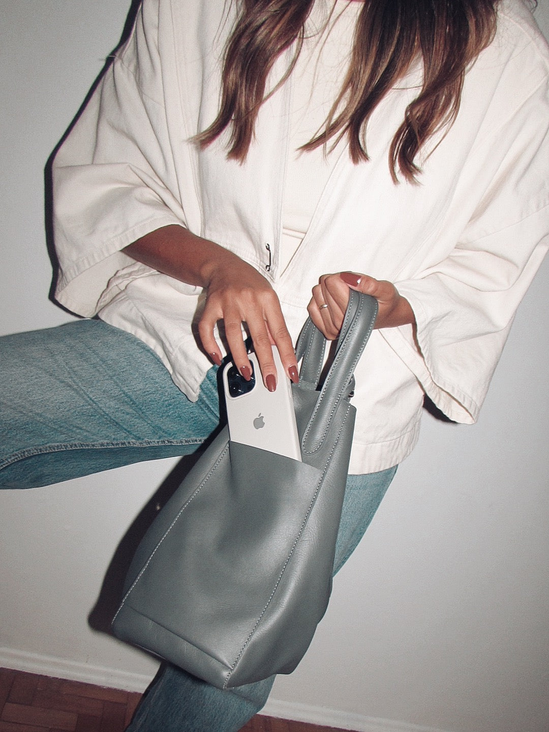 BOLSA HIGH - granito