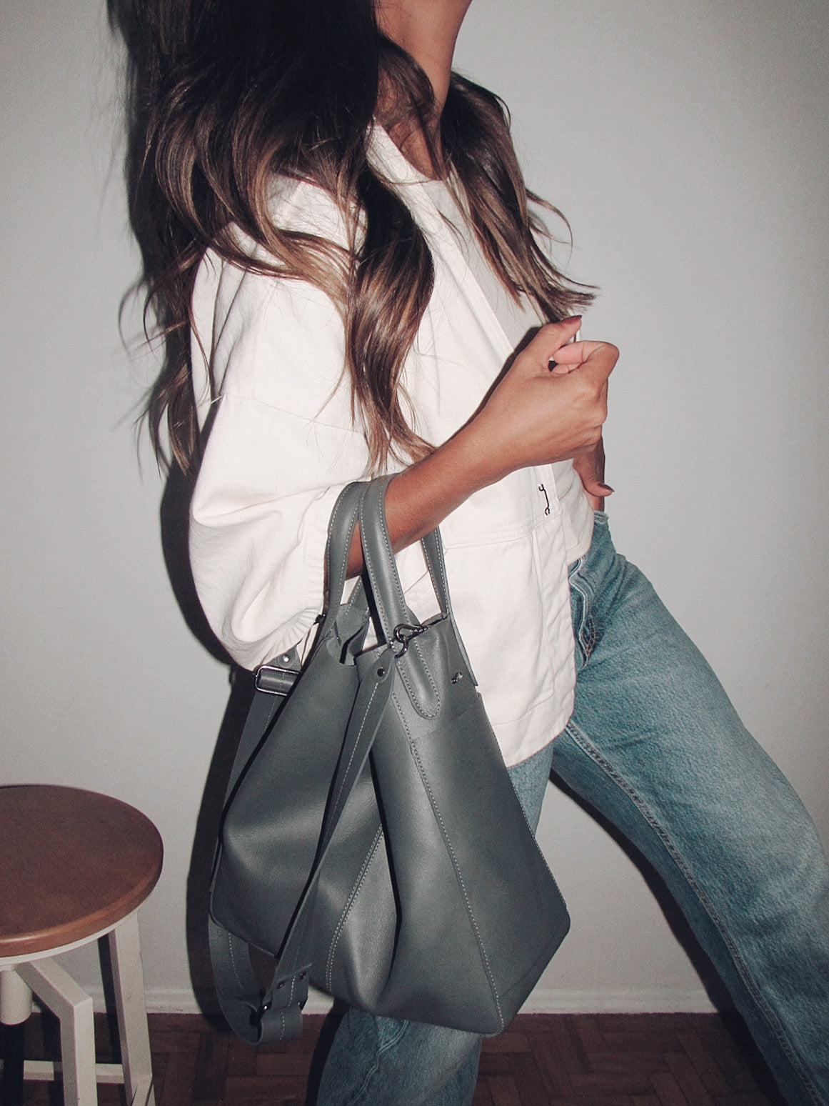 BOLSA HIGH - granito