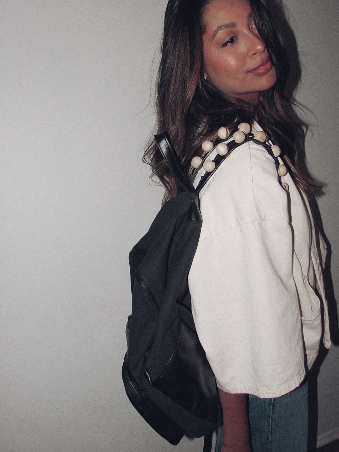MOCHILA SLOW - cinza destroyed
