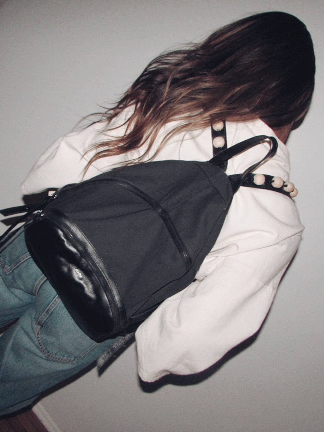 MOCHILA SLOW - cinza destroyed