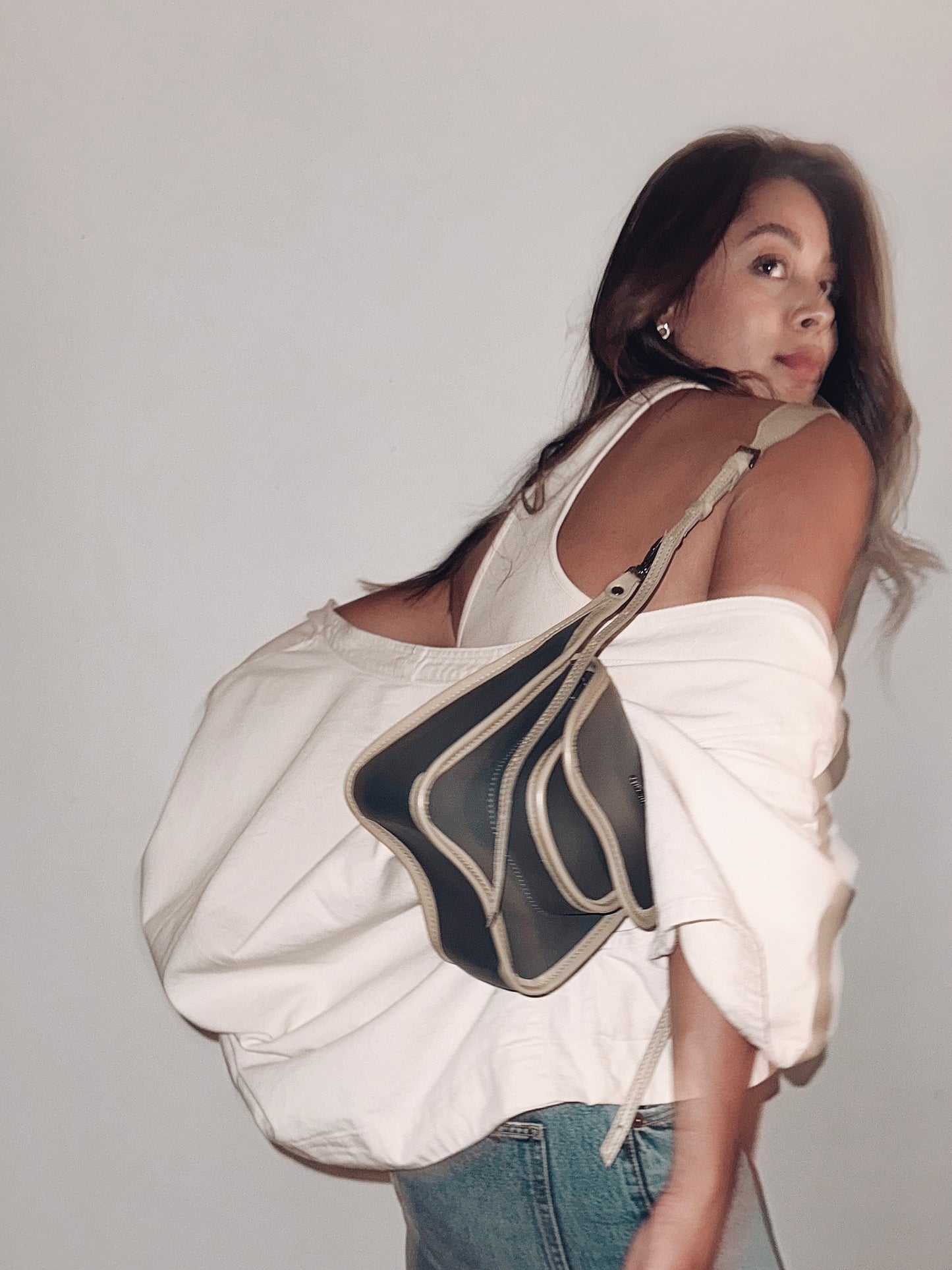 BOLSA CURVA - granito e verde cana