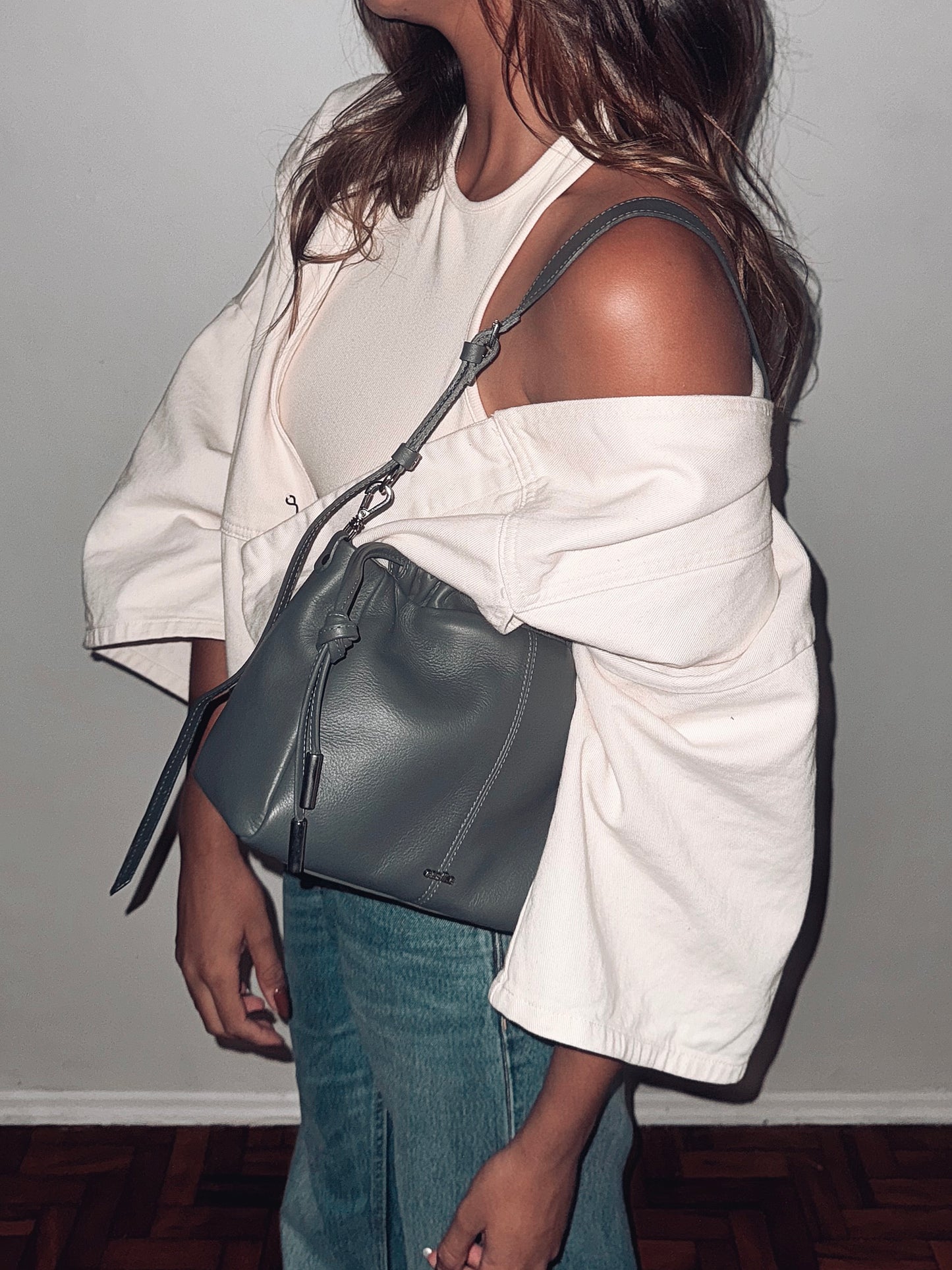 BOLSA OBRA MINI HASTE - verde cana