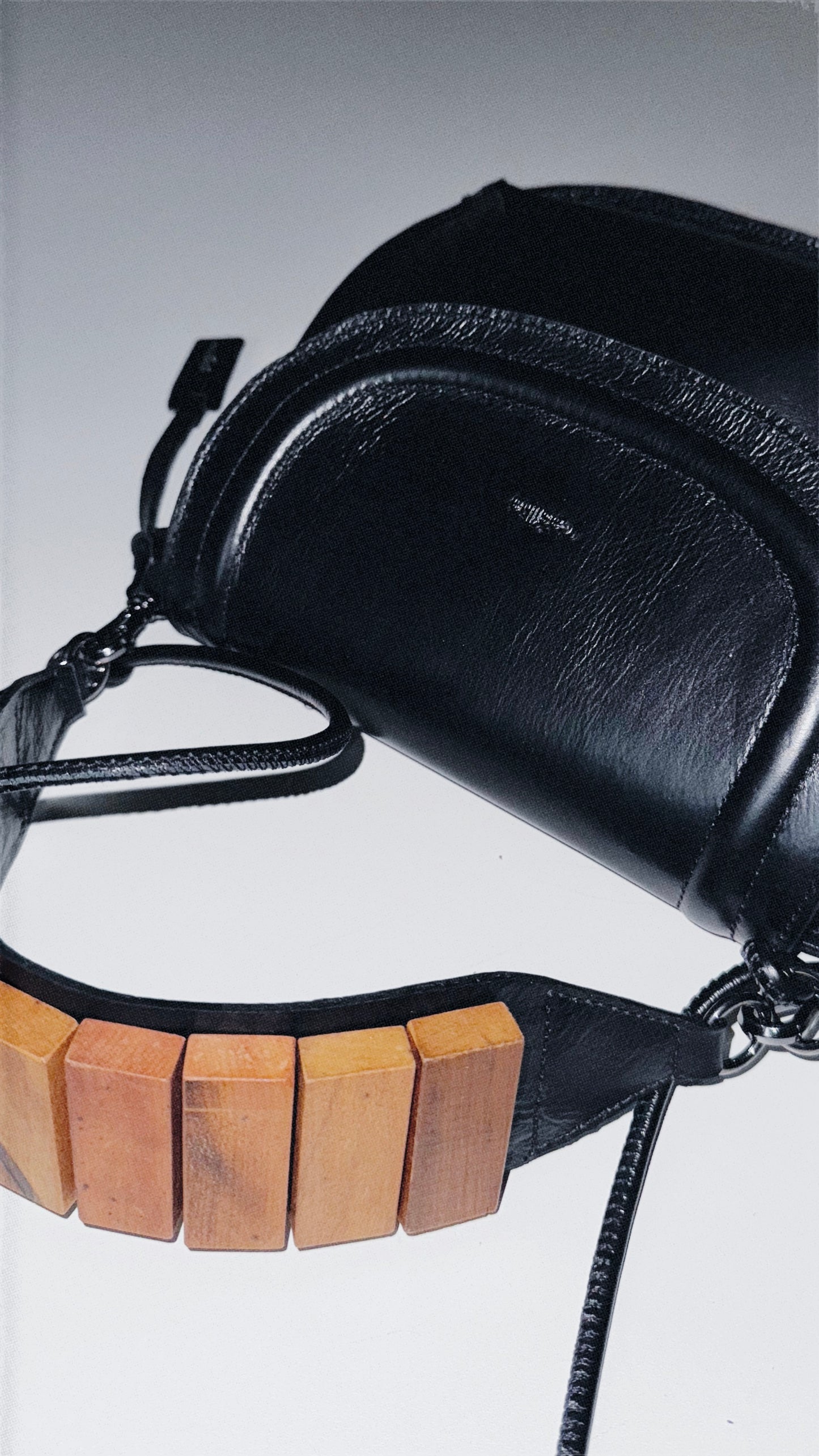 BOLSA CONCHA CAMADAS - carvão