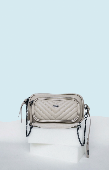 BOLSA DUO POCKET MINI - off white