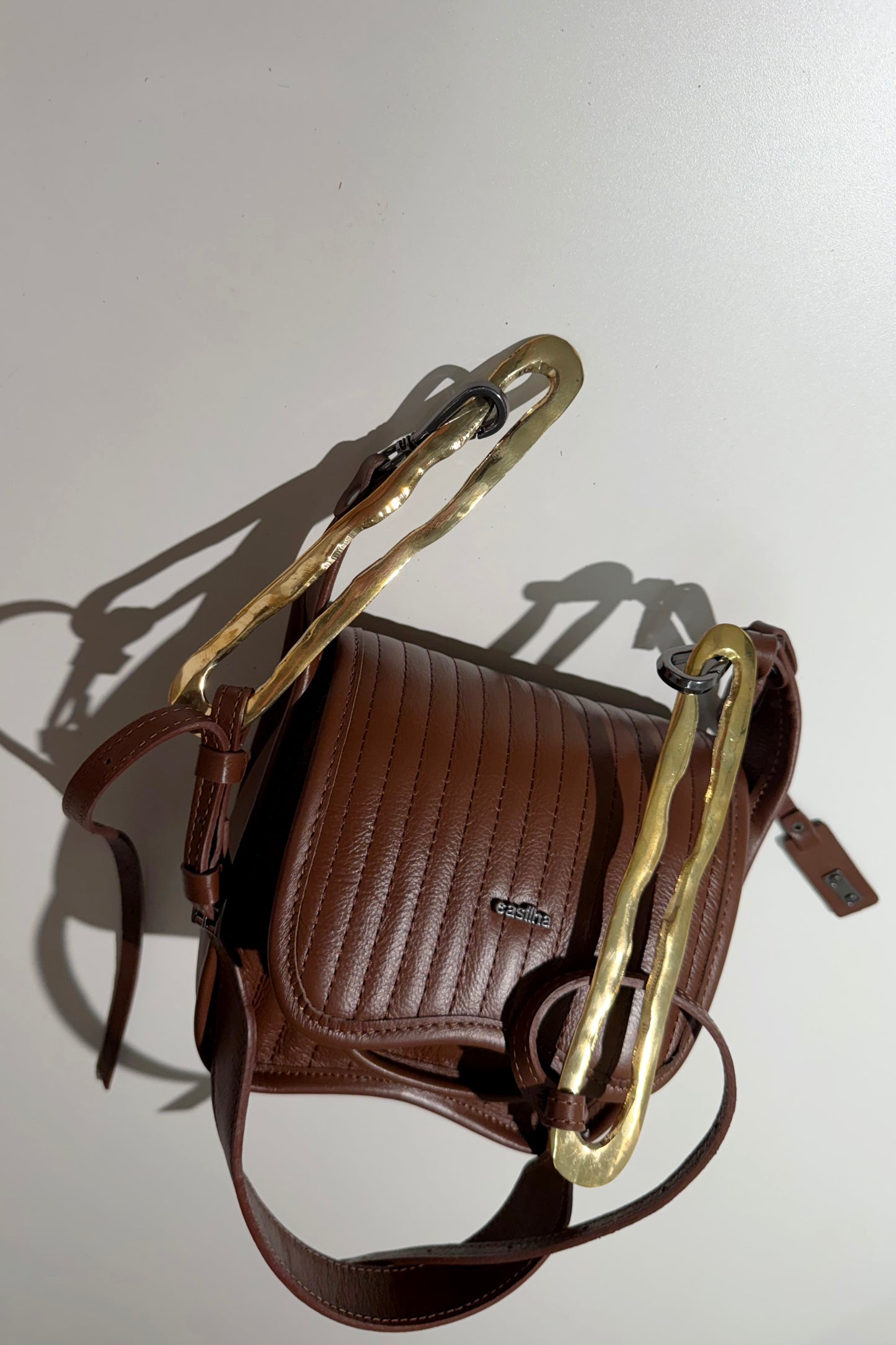 BOLSA CURVA ORGANICAL MINI - choco