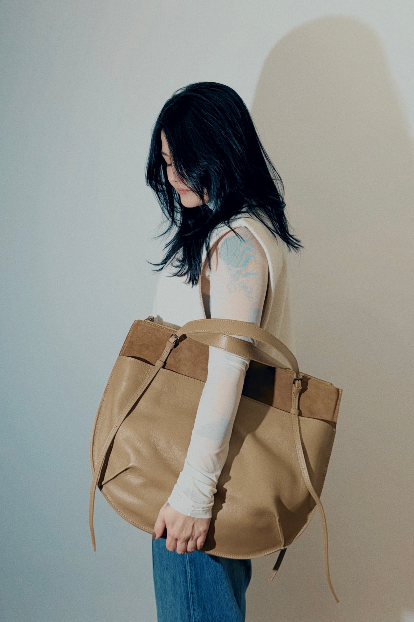 BOLSA CONCHA EXCEL - oliva