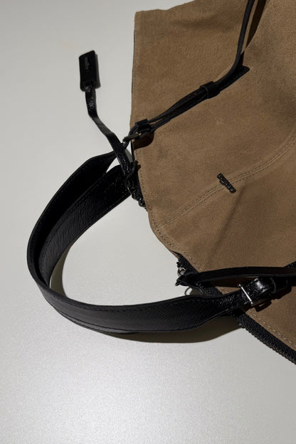 BOLSA BOTTOM - fendi e carvão
