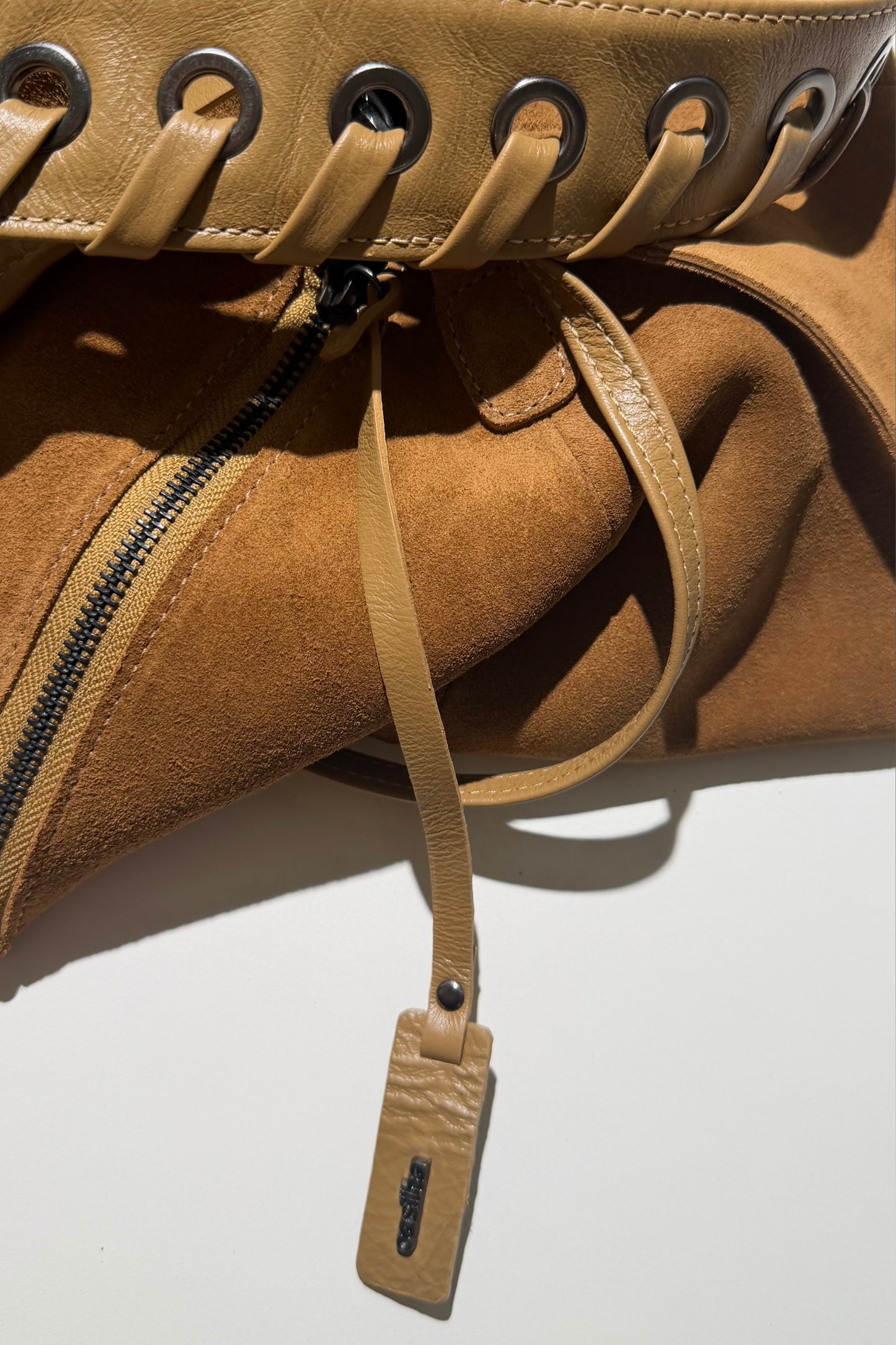 BOLSA FLOWER MINI - noz e oliva