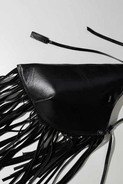BOLSA CONCHA BOHO - carvão