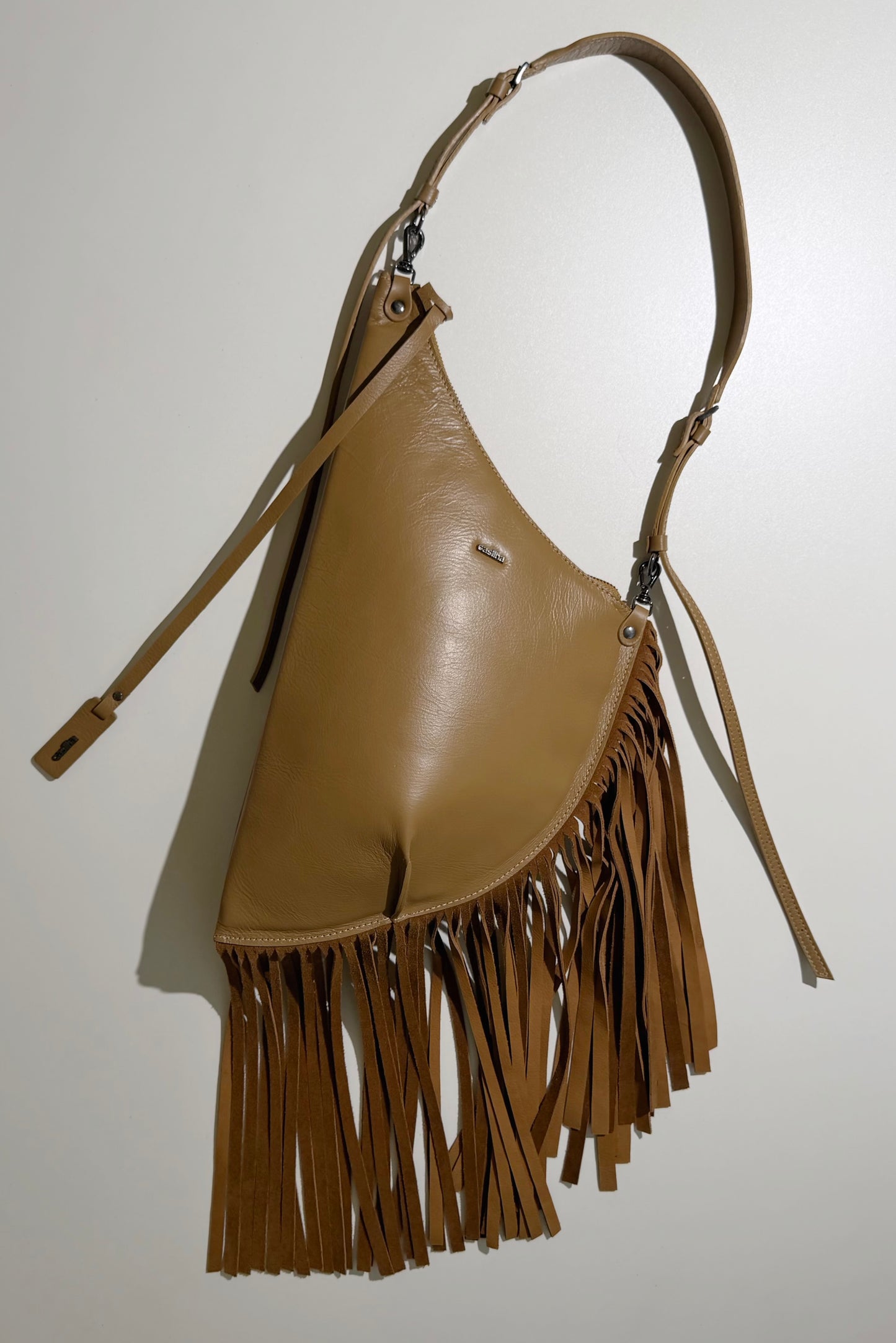 BOLSA CONCHA BOHO - oliva