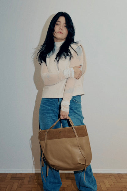 BOLSA CONCHA EXCEL - oliva