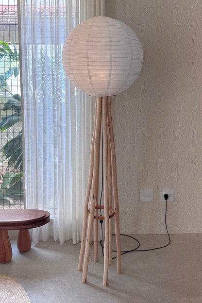 LUMINÁRIA DE CHÃO ESFERA