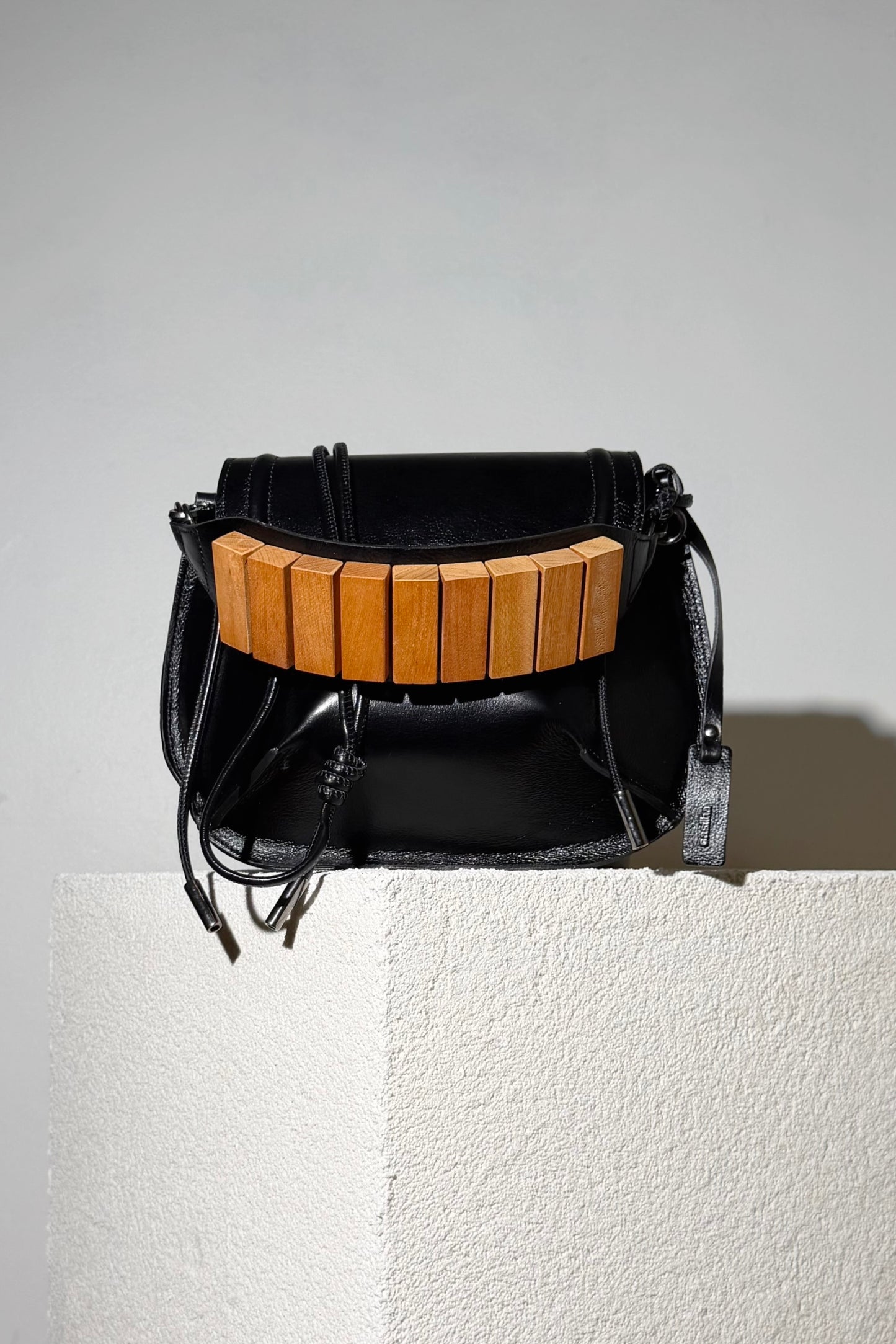 BOLSA CONCHA CAMADAS - carvão