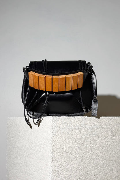 BOLSA CONCHA CAMADAS - carvão