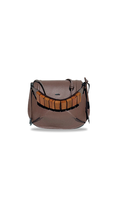 BOLSA CONCHA CAMADAS - amarula