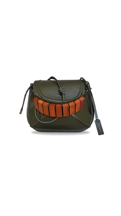 BOLSA CONCHA CAMADAS - verde army