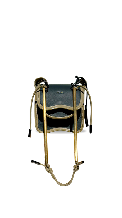 BOLSA CURVA - granito e verde cana