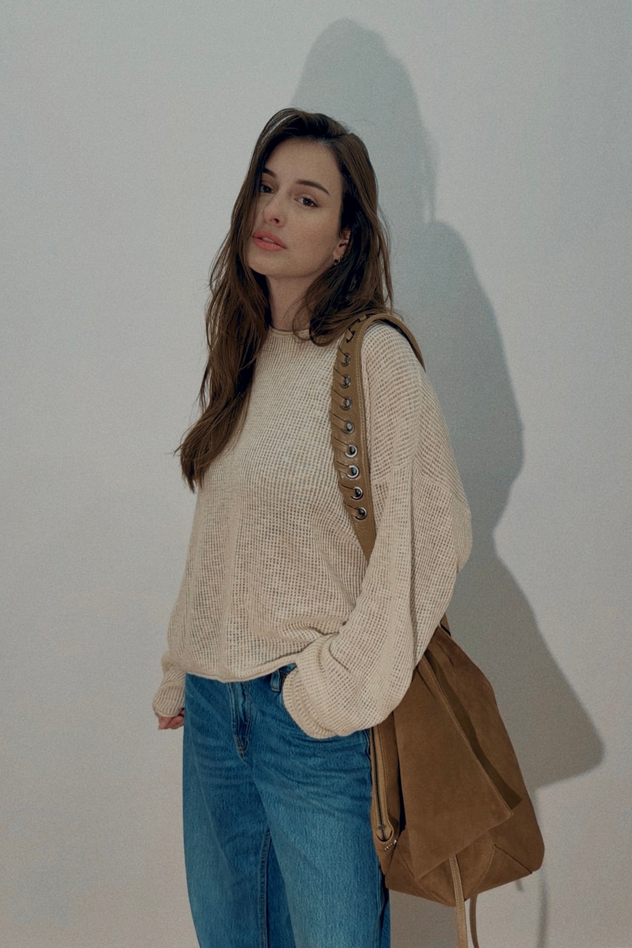 BOLSA FLOWER - noz e oliva