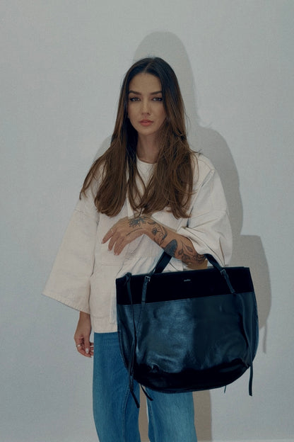 BOLSA CONCHA EXCEL - carvão