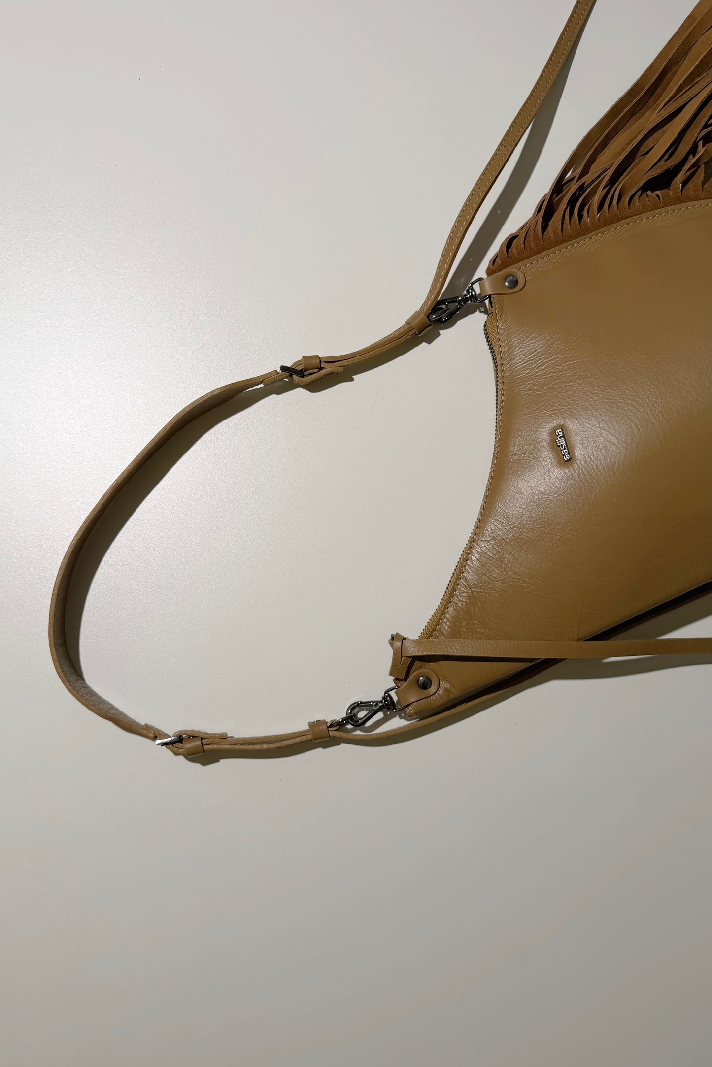 BOLSA CONCHA BOHO - oliva
