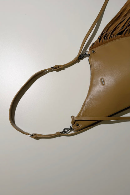 BOLSA CONCHA BOHO - oliva
