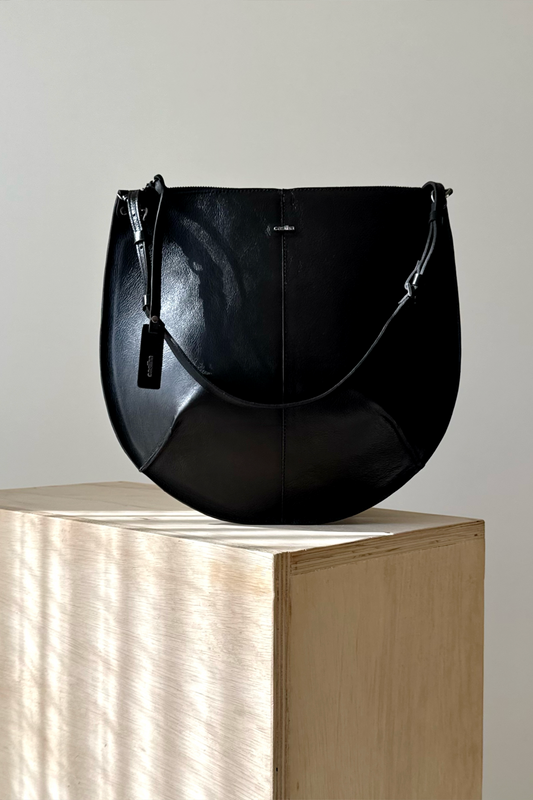 BOLSA CONCHA MAXI - carvão